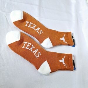FBF brand Texas Longhorns "Hookem High, and Stay Warm" Two pairs of socks.